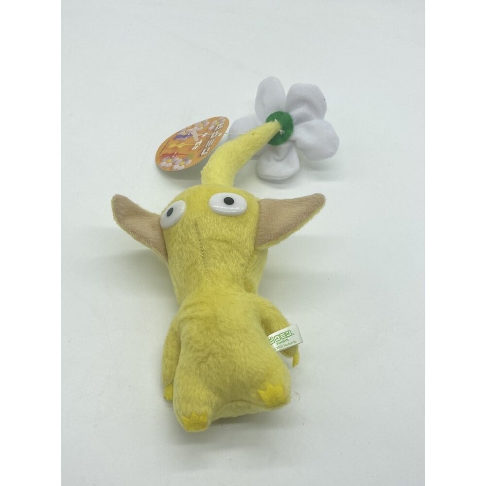 Pikmin Yellow Flower Sanei Beanie 2001 Plush 9”Stuffed Toy Doll japan w Tag